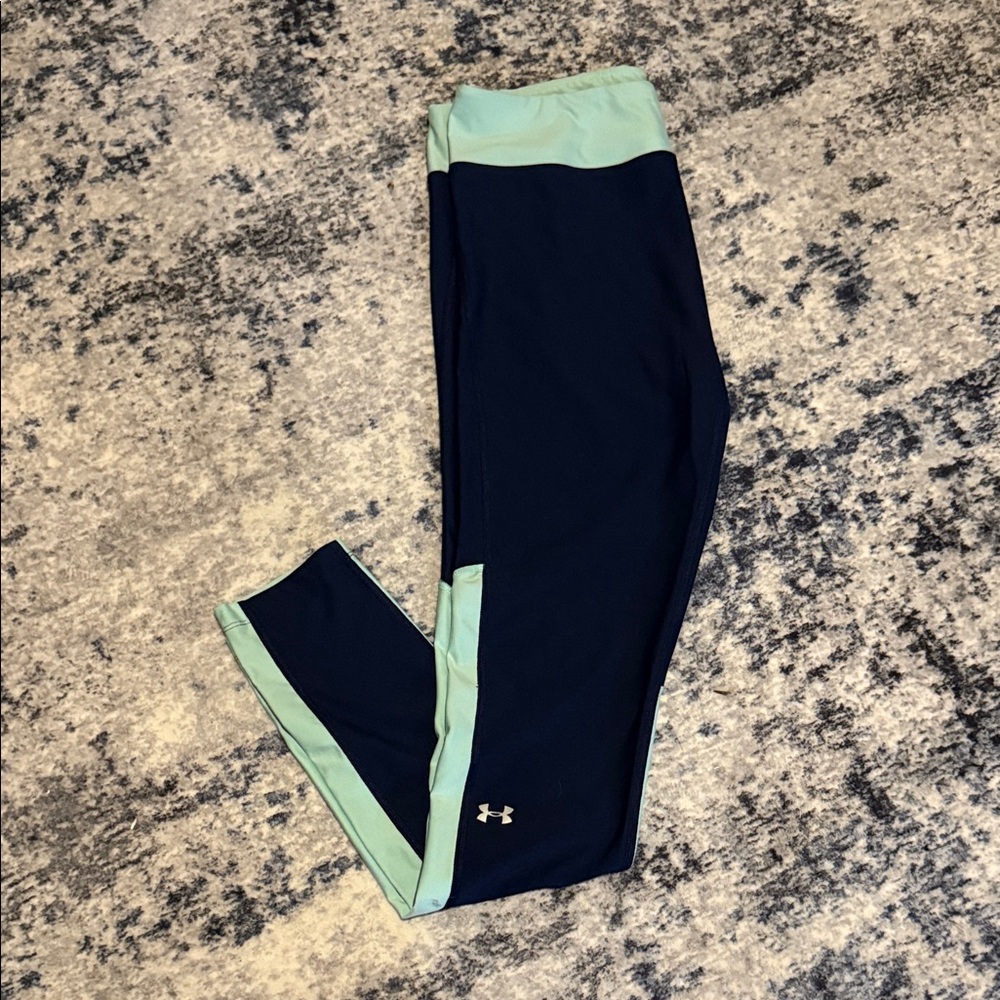 Under Armour Navy and Mint Leggings